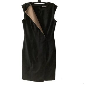 CALVIN KLEIN BLACK SLEVELESS PROFESSIONAL DRESS/ Size 4